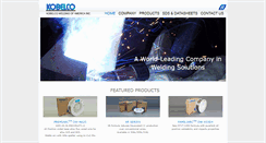 Desktop Screenshot of kobelcowelding.com